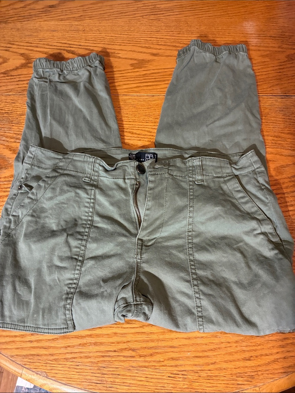 Olive Green cargo capris women’s